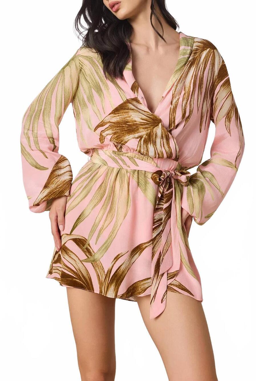NEW ROCOCO SAND fawn mini dress in pink